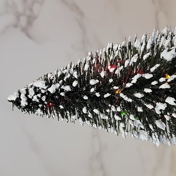 vintage o'well bottle brush lighted christmas tree - Picture 8 of 12